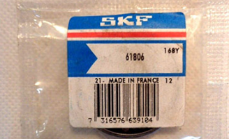 SKF 61806 single row deep groove ball bearings